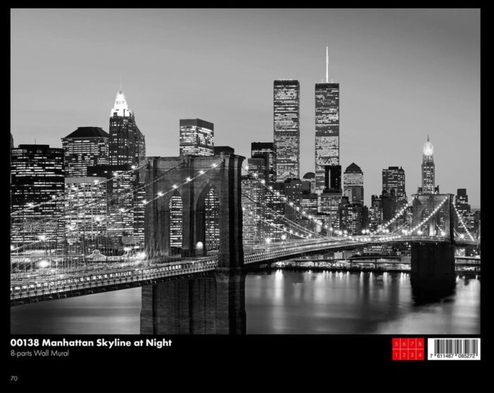 ⁦00138 Manhattan Skyline at Night⁩ - الصورة ⁦1⁩