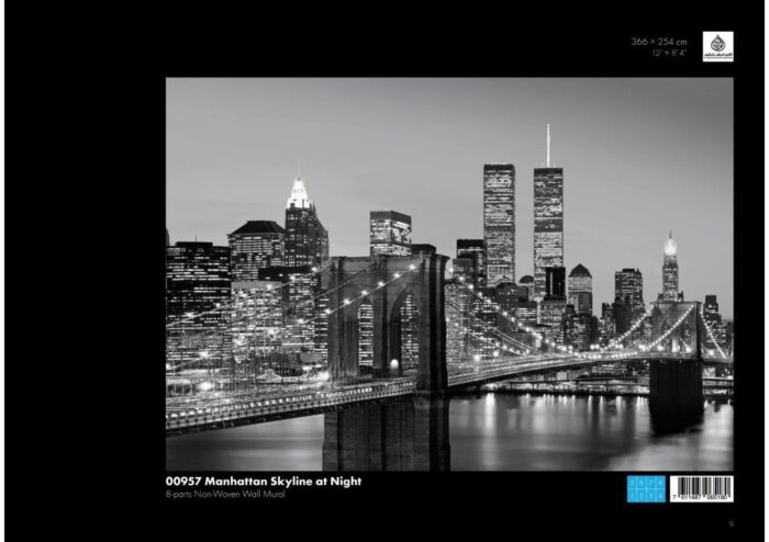 ⁦00957 Manhattan Skyline at Night⁩ - الصورة ⁦1⁩