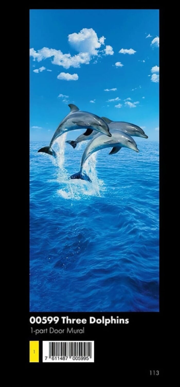 00599 Three Dolphins - Image 1