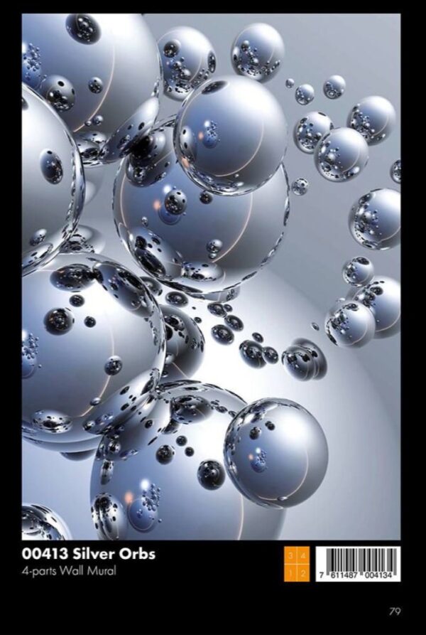 00413 Silver Orbs - Image 1